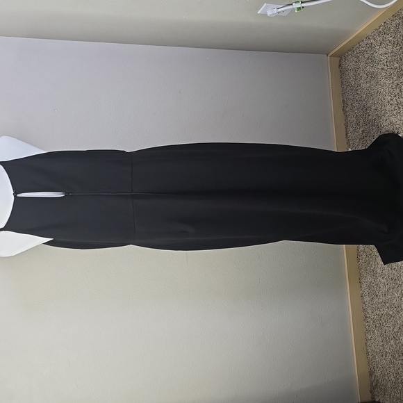 BCX black Sleeveless Halter Neck Sheath Maxi Dress size 2X - Picture 10 of 15